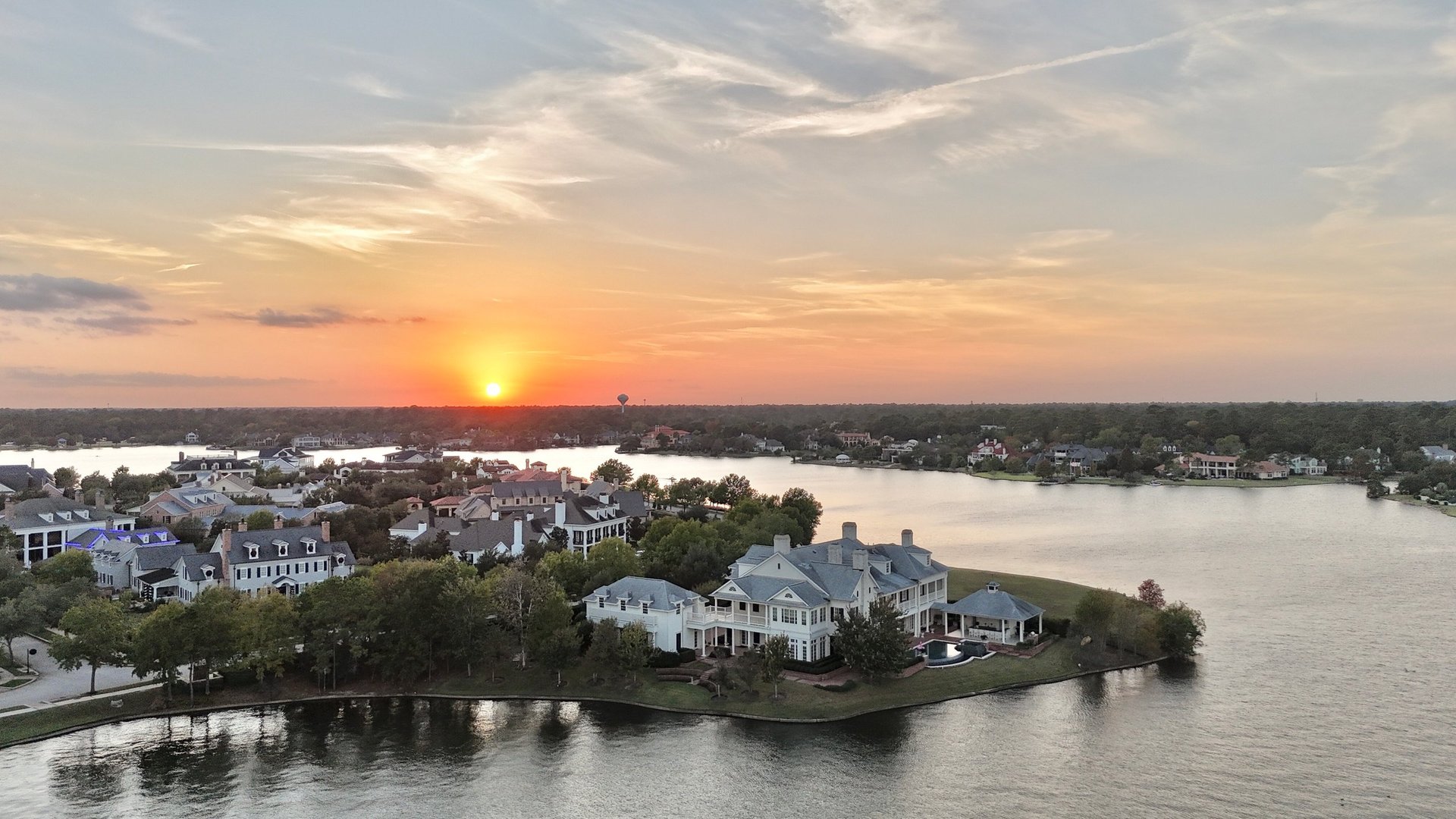 Boca Raton Florida luxury homes aerial view