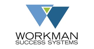 Workman Success Systems logo with blue and teal triangles and a small green triangle in the center